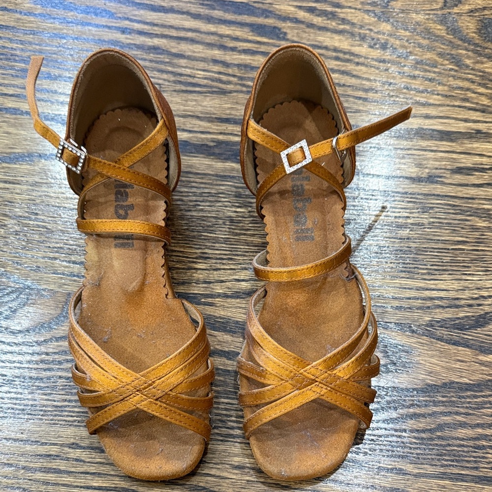 Girls Lalaball Ballroom dance shoes size 4